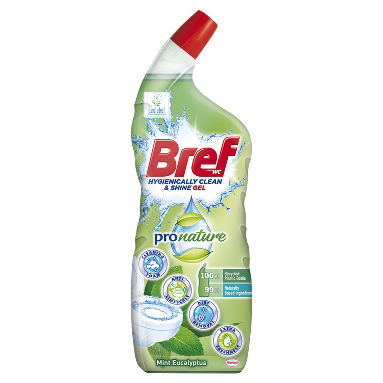 Bref WC gel Pro Nature Mint &amp; Eucalyptus, 700 ml