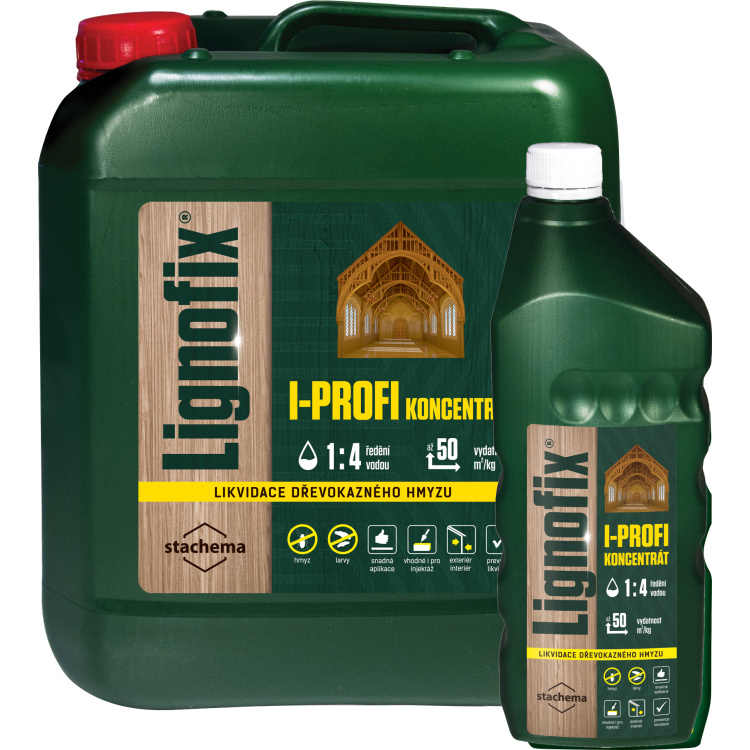 Lignofix I-profi likvidace dřevokazného hmyzu