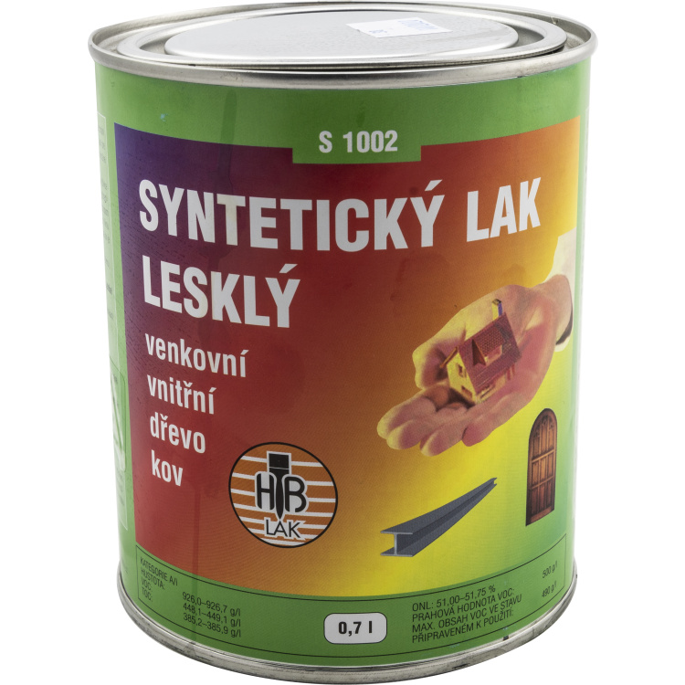 HB-Lak S1002 Lesk, transparentní univerzální syntetický lak, lesklý