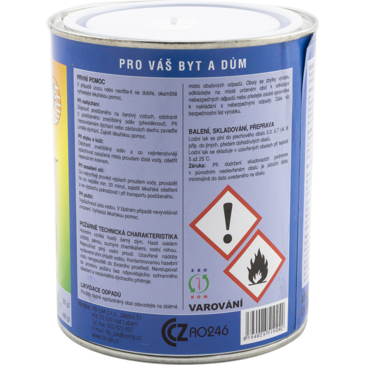 HB-Lak S1119, lodní lak, transparentní lak na lodě