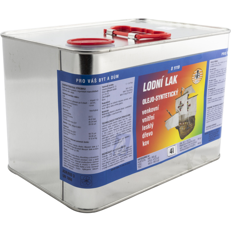HB-Lak S1119, lodní lak, transparentní lak na lodě
