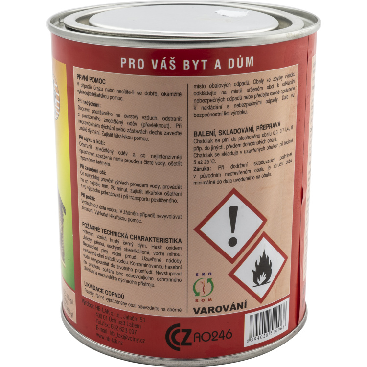 HB-Lak Chatolak O1108 lak na dřevo a kov