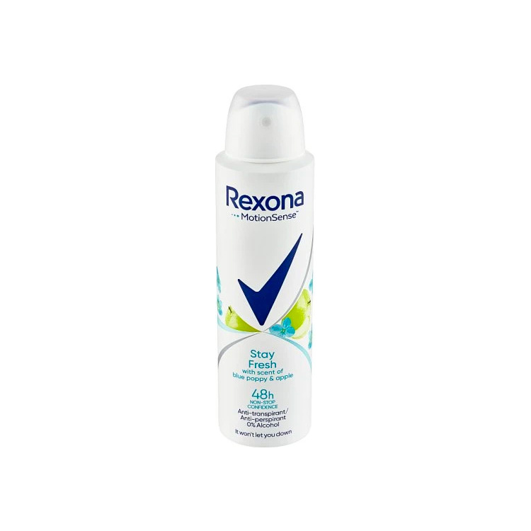 Rexona antiperspirant Blue Poppy a Apple, 150 ml