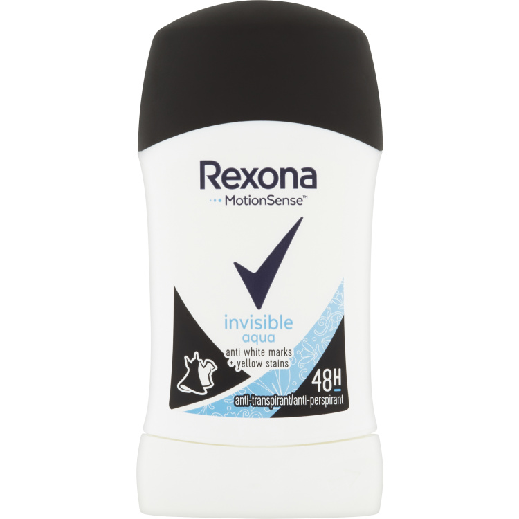 Rexona tuhý antiperspirant Invisible Aqua, 40 ml