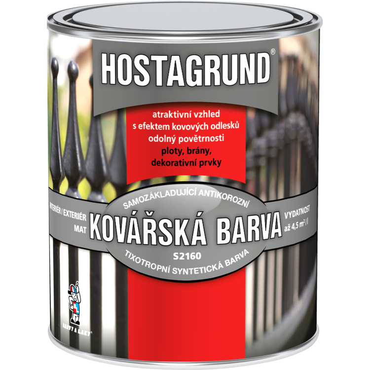 HOSTAGRUND kovářská barva S2160K, 0950 kovářská čerň