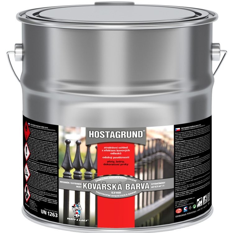 HOSTAGRUND kovářská barva S2160K, 0950 kovářská čerň