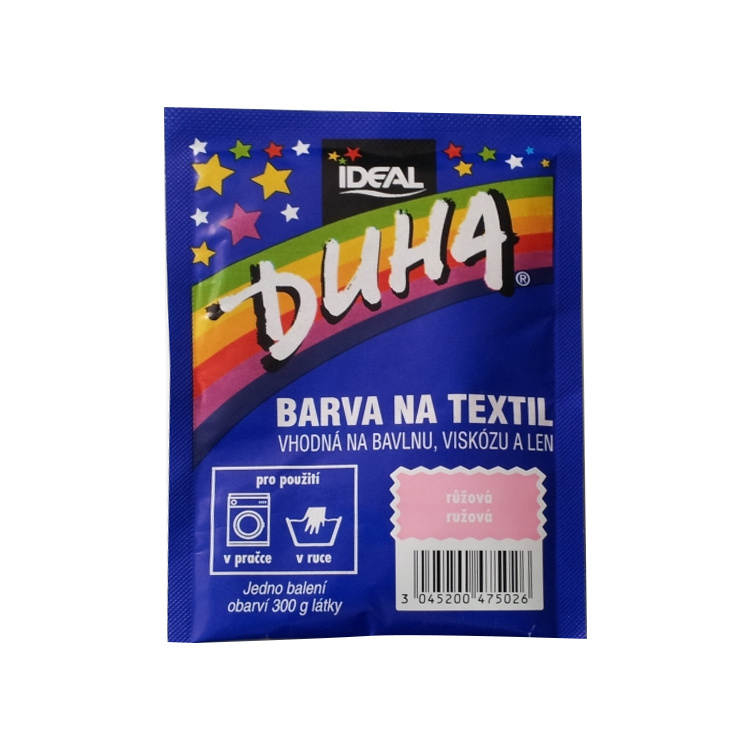 Ideal Duha barva na textil na bavlnu, viskozu a len, na 300 g látky, 15 g