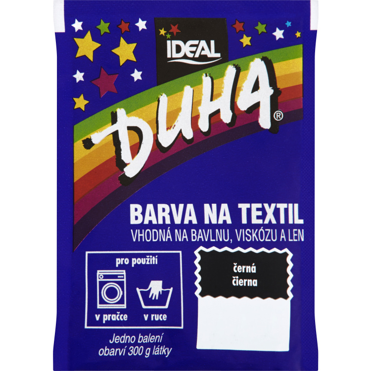 Ideal Duha barva na textil na bavlnu, viskozu a len, na 300 g látky, 15 g