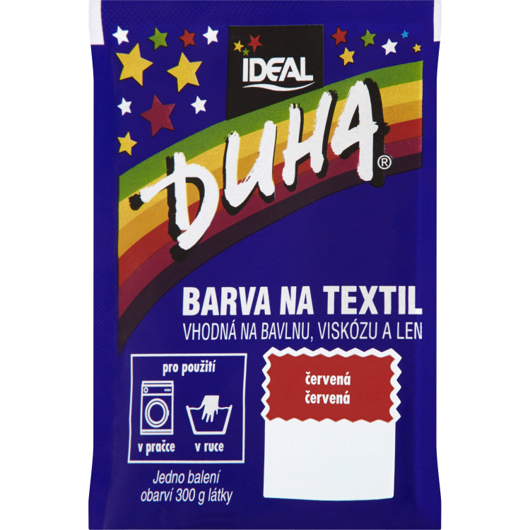 Ideal Duha barva na textil na bavlnu, viskozu a len, na 300 g látky, 15 g