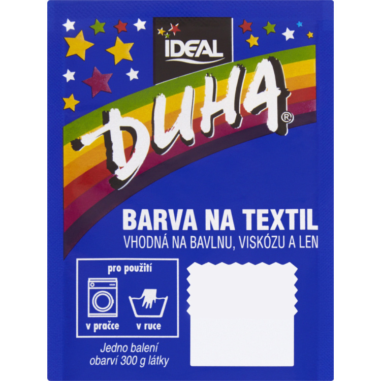 Ideal Duha barva na textil na bavlnu, viskozu a len, na 300 g látky, 15 g