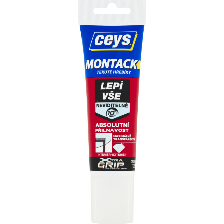 Ceys Montack lepí vše neviditelně montážní lepidlo, 135 g