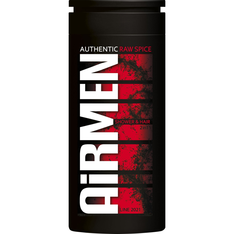 Authentic Airmen Raw Spice sprchový gel &amp; šampon, 400 ml