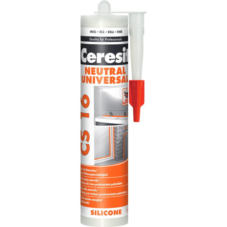 Ceresit CS 16 transparentní neutrální silikon, 280 ml
