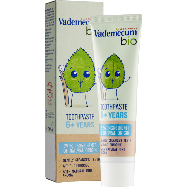 Vademecum Bio zubní pasta pro děti ve věku 6+, 50 ml