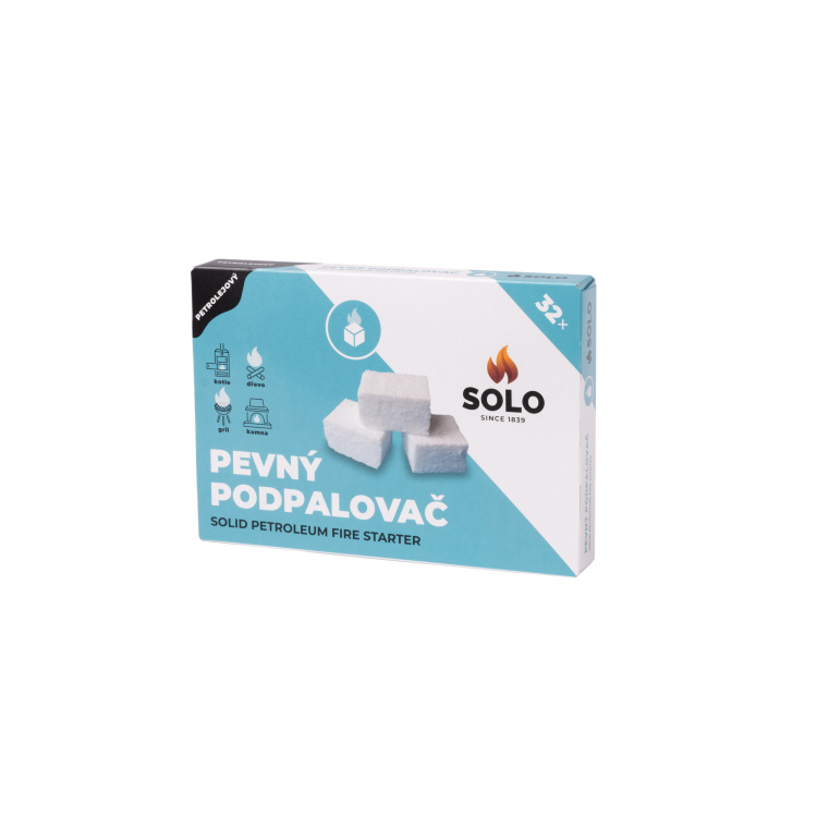 Solo petrolejový pevný podpalovač, 32 podpalů