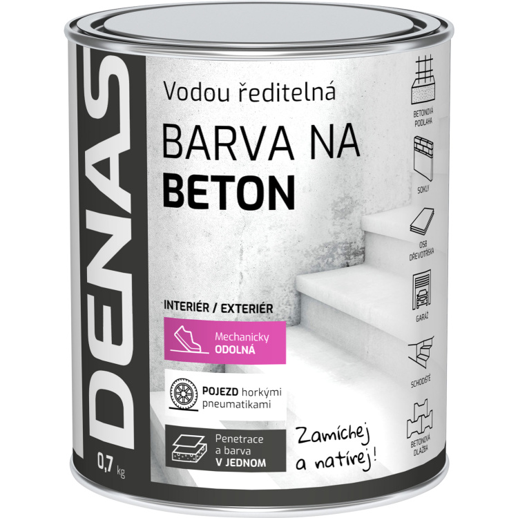 DENAS NA BETON vrchní barva na beton