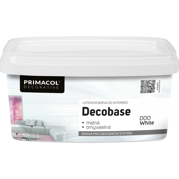 Primacol Decorative Decobase omyvatelná malířská barva, 1 l