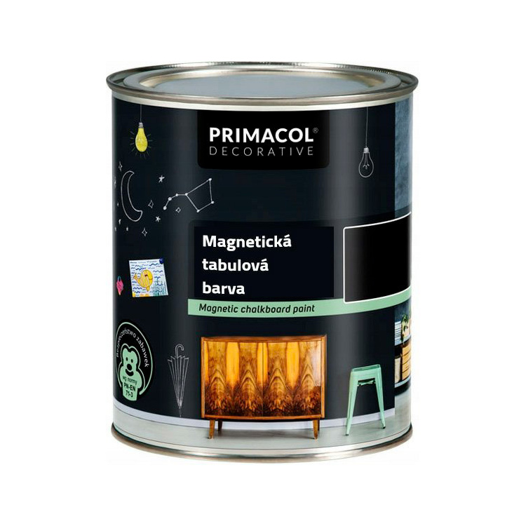 Primacol Decorative magnetická tabulová barva, černá, 750 ml
