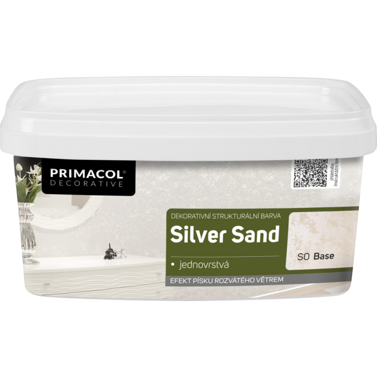 Primacol Decorative Silver Sand dekorativní strukturální barva, 1 l