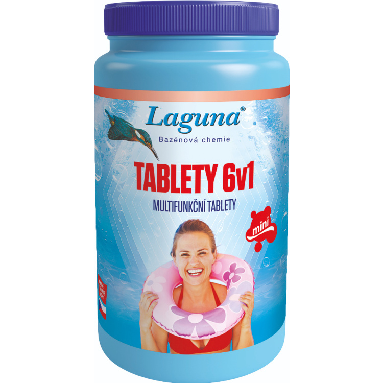 Laguna 6 v 1 Mini multifunkční tablety pro celosezónní údržbu vody v bazénu, 1 kg