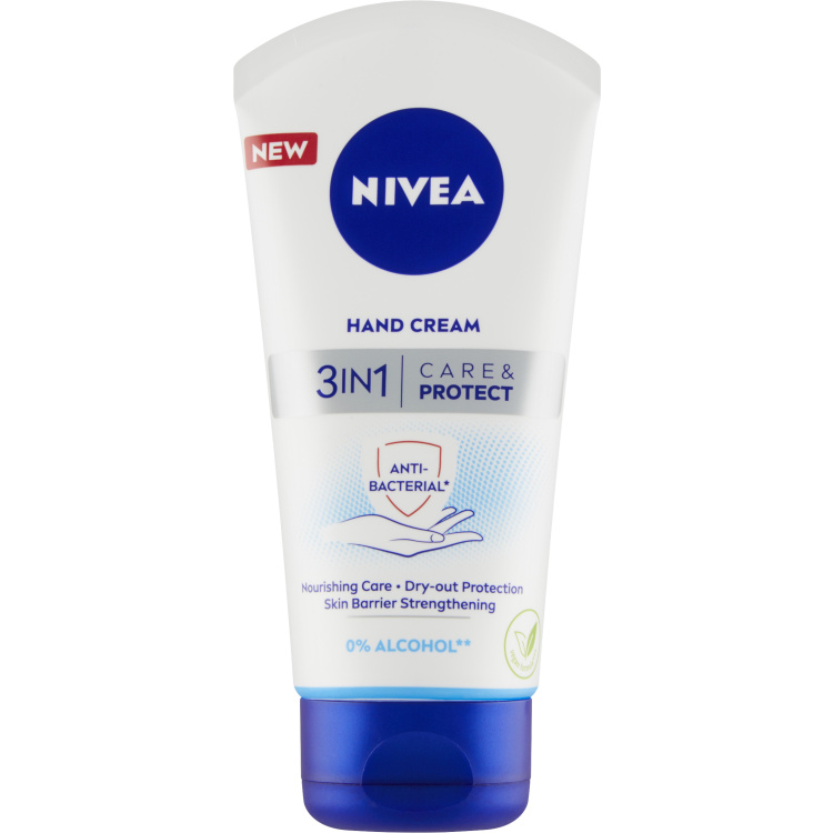 Nivea 3v1 Care &amp; Protect krém na ruce, 75 ml