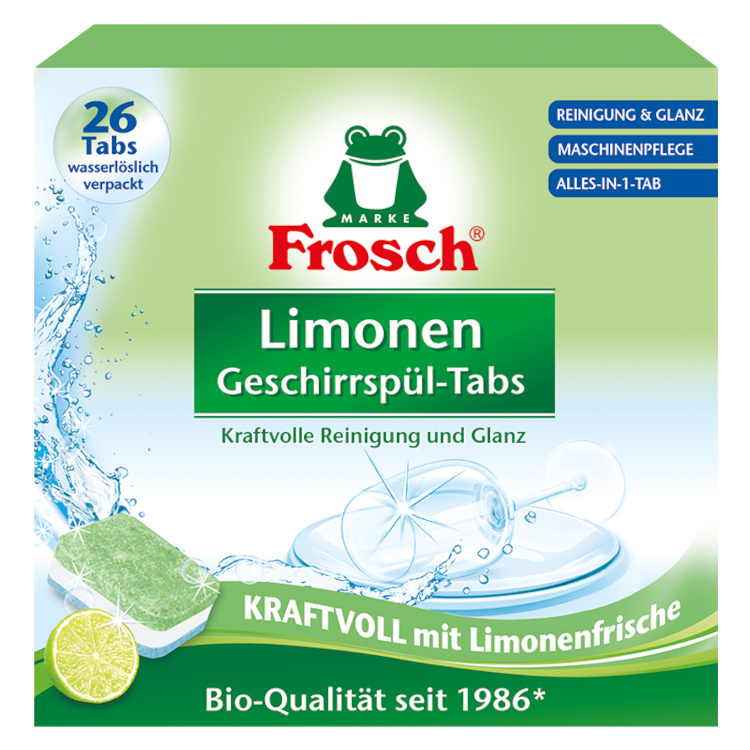 Frosch Eko Citron All in 1 tablety do myčky, 26 ks