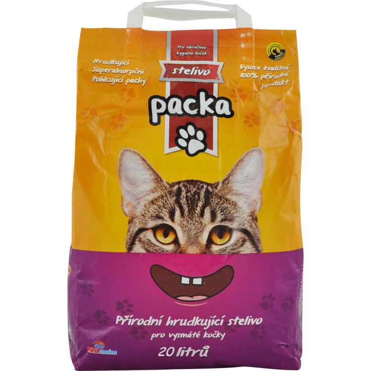 BALANIM Packa přírodní hrudkující stelivo pro domácí mazlíčky, 20 l