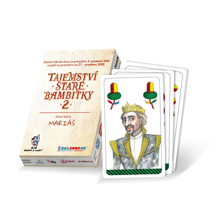 Tajemství staré bambitky 2 karty mariášky jednohlavé