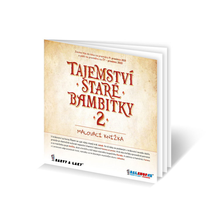 Tajemství staré bambitky 2 malovací knížka