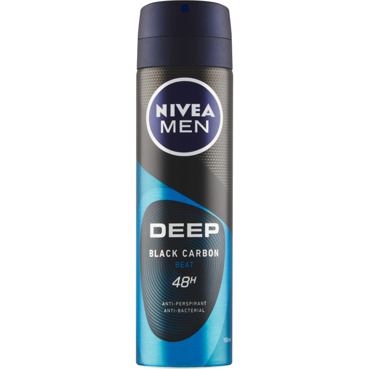 Nivea Men Deep Beat Sprej antiperspirant pro muže, 150 ml