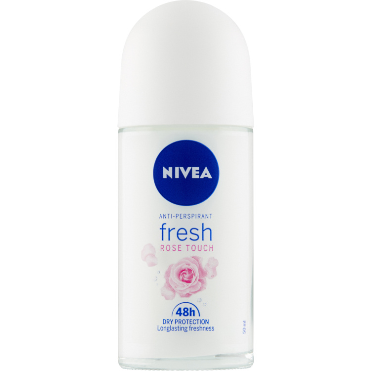 Nivea Fresh Rose Touch Kuličkový antiperspirant, 50 ml