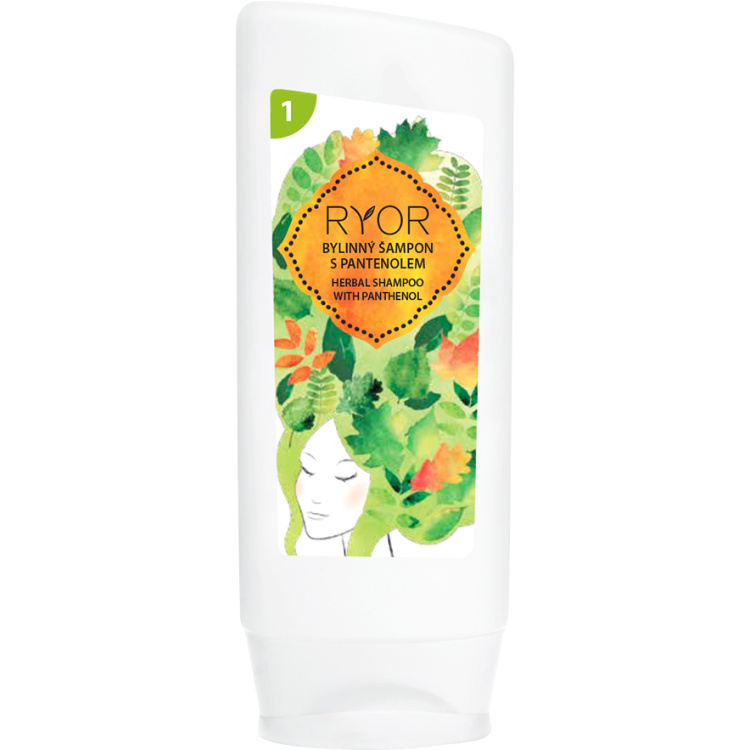 RYOR bylinný šampon s pantenolem 200 ml
