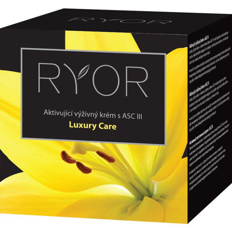 RYOR aktivující výživný krém s ASC III, 50 ml