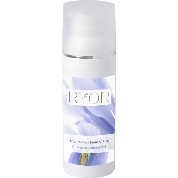 RYOR Trio denní aktivní krém SPF 30 s UV ochranou, 50 ml