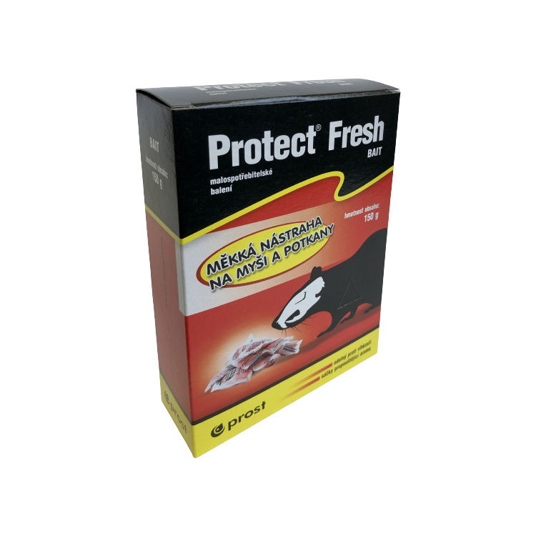 Protect Fresh Bait měkké nástrahy k hubení hlodavců v sáčcích, 150 g