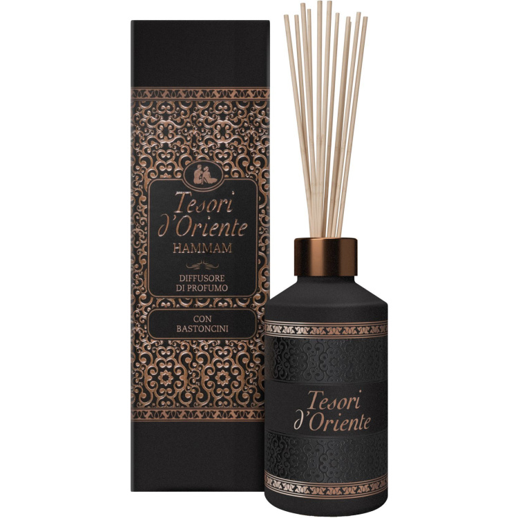 Tesori d&#039;Oriente Hammam aroma difuzér s ratanovými tyčinkami, 200 ml
