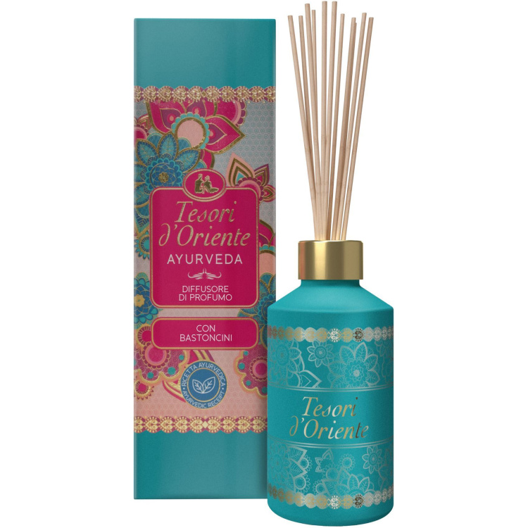 Tesori d&#039;Oriente Ayurveda aroma difuzér s ratanovými tyčinkami, 200 ml