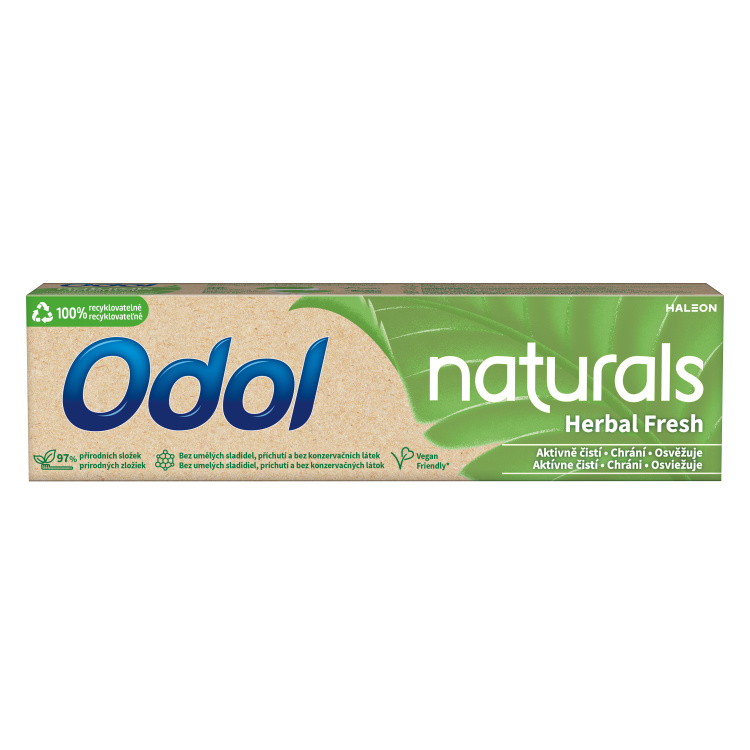 Odol Naturals Herbal Fresh zubní pasta, 75 ml