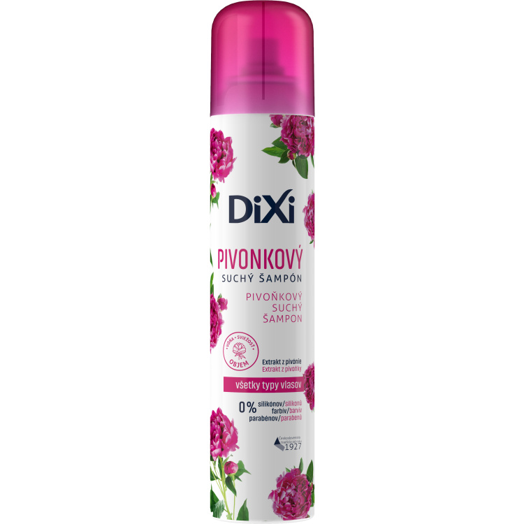 Dixi suchý šampon pivoňka, 200 ml