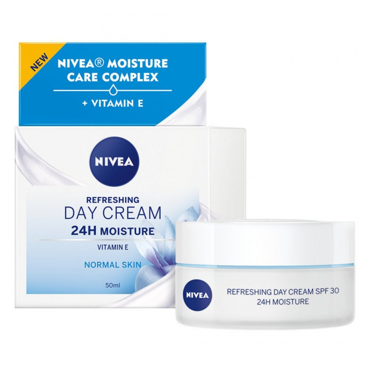 Nivea Moisture osvěžující denní plěťový krém pro normální pleť, 50 ml