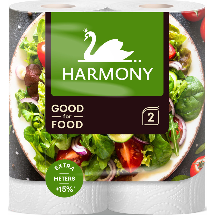 Harmony Good For Food 2vrstvé kuchyňské utěrky, 2 role