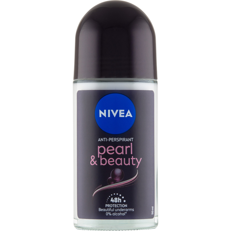 Nivea Pearl &amp; Beauty Black kuličkový antiperspirant, 50 ml