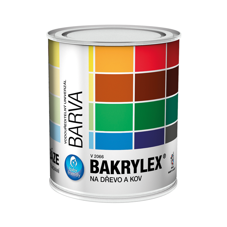 BAKRYLEX Univerzál Lesk báze barva na dřevo a kov V2066