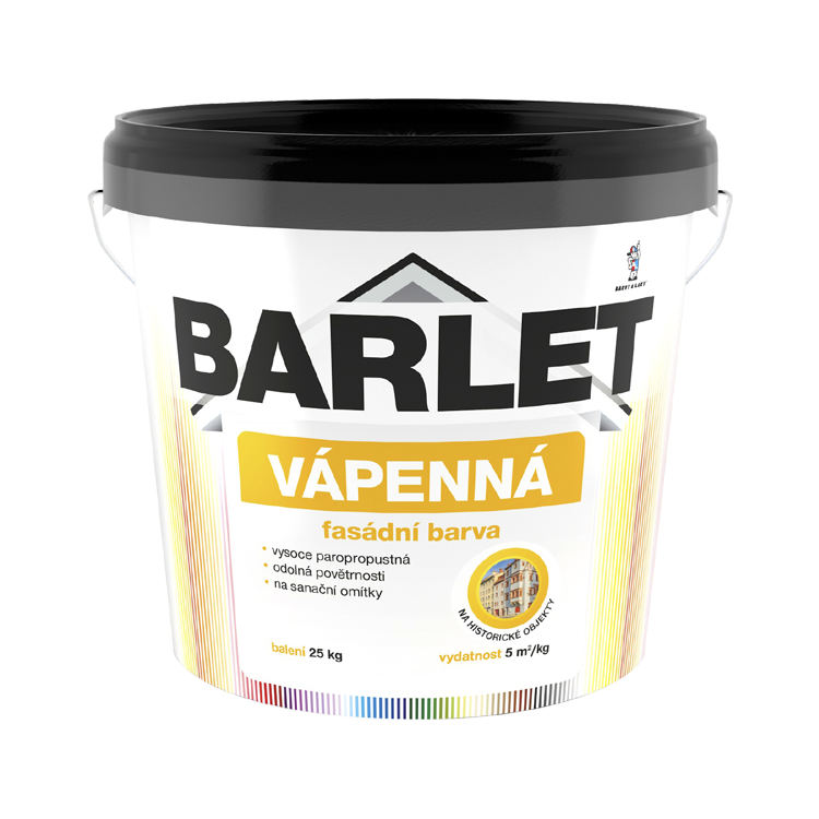 BARLET VÁPENNÁ fasádní barva V4019