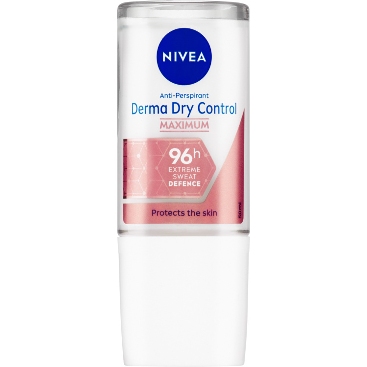 Nivea Derma Dry Control kuličkový antiperspirant, 50 ml