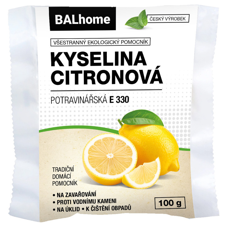 BALhome kyselina citronová potravinářská E 330, 100 g