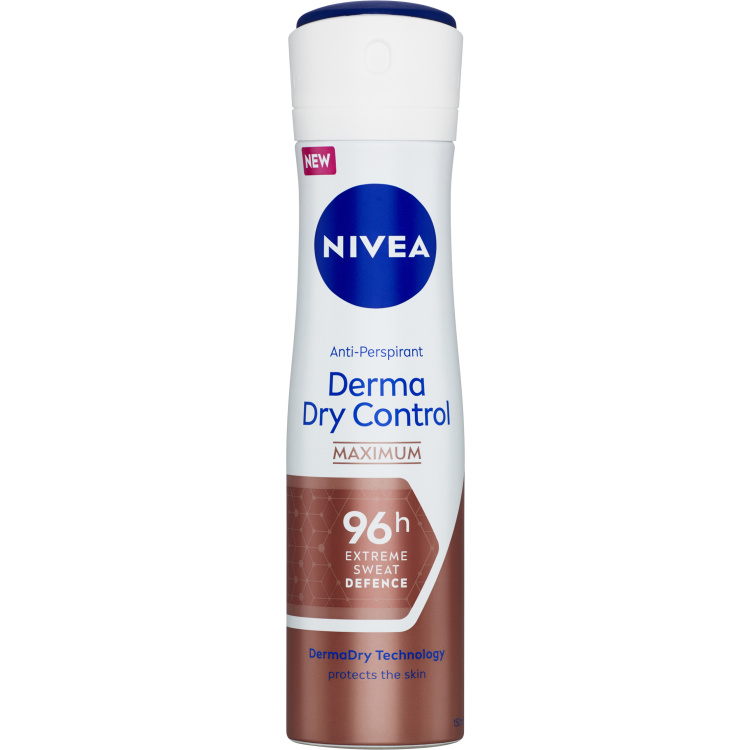 Nivea Derma Dry Control Sprej antiperspirant, 150 ml