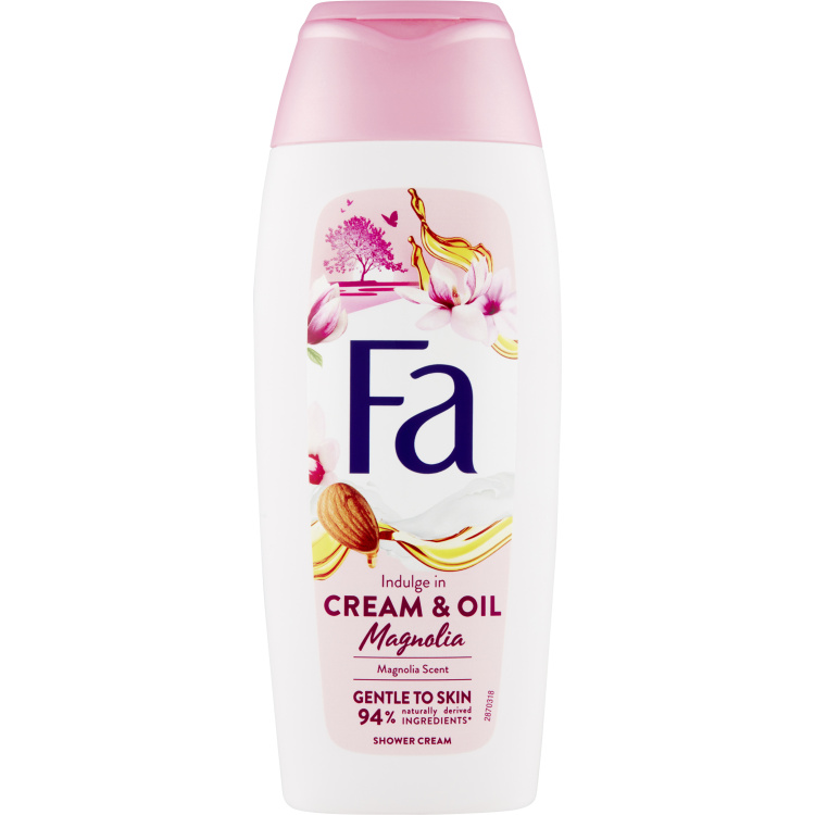 Fa sprchový krém Cream and Oil Magnolia s vůní magnolie, 400 ml
