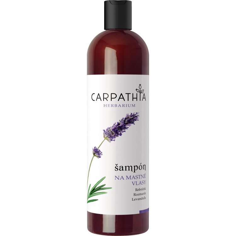 CARPATHIA Herbarium šampón na mastné vlasy 350 ml