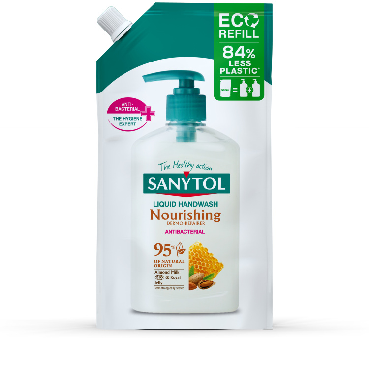 Sanytol tekuté mýdlo vyživující náplň, 500 ml